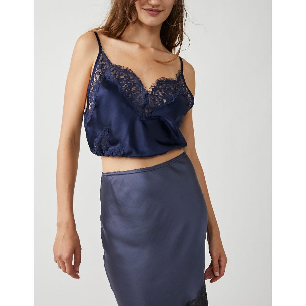 NWT Free People Night Out Blouson Brami / Midnight